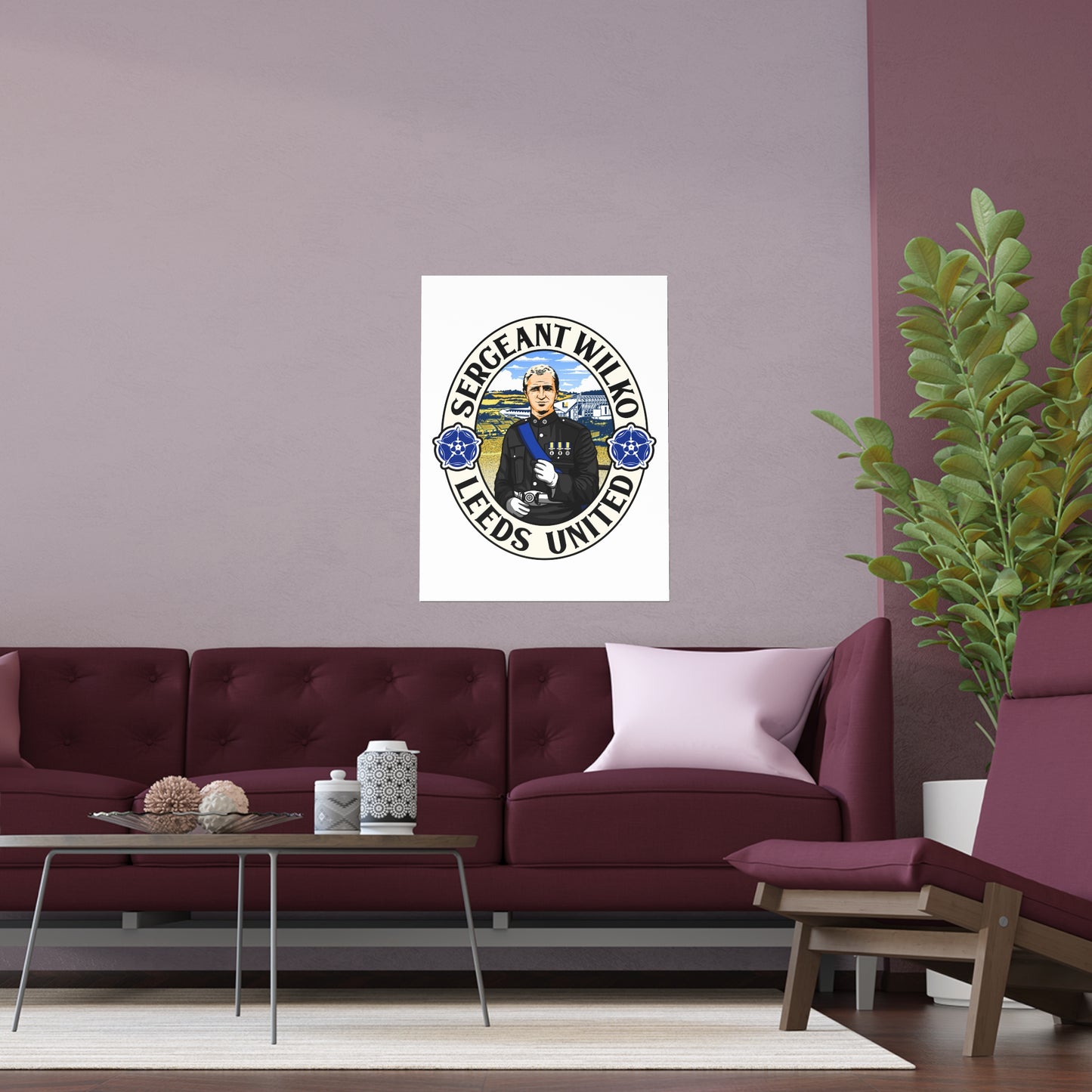 LUFC “Sergeant Wilko Leeds United”  Silk Poster