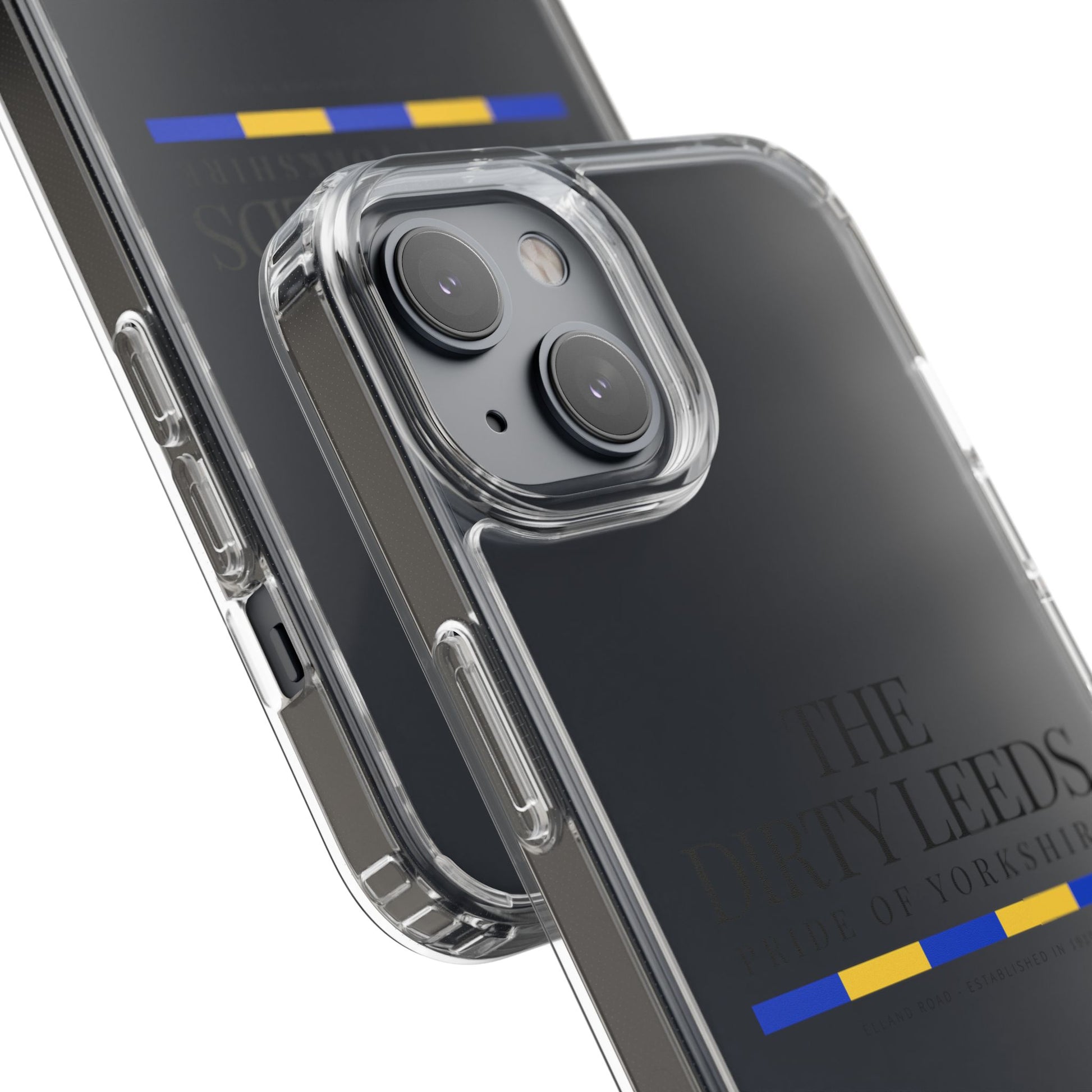 LUFC “The Dirty Leeds: Pride of  Yorkshire” Clear Phone Case - Lufcnews.co.uk