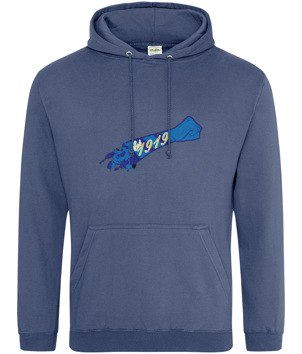 LUFC Salute Blue Hoodie Men