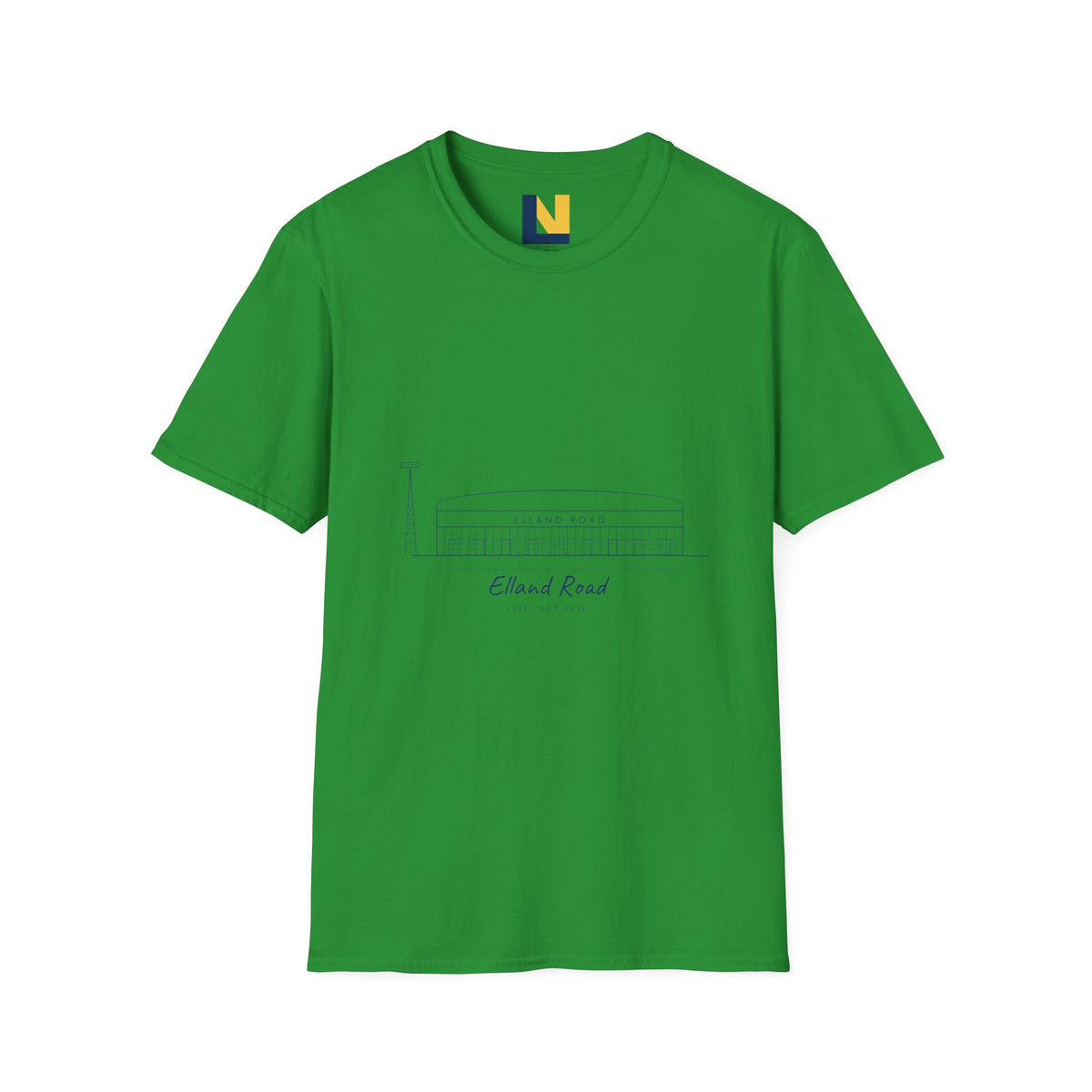 Elland Road Line Art Leeds T-Shirt