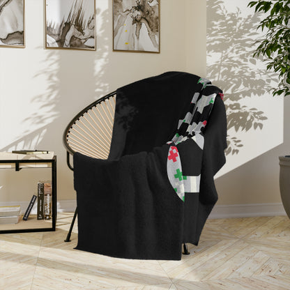 LUFC Christmas Velveteen Sports Blanket “MERRY XMAS” Christmas Edition