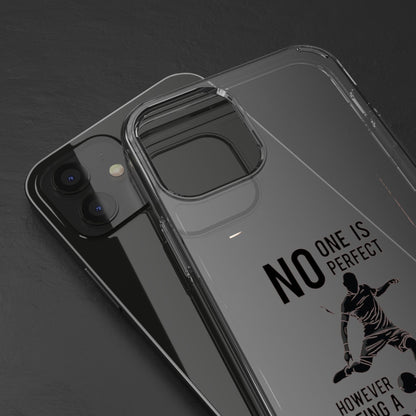Clear Phone Case - No One is Perfect However Being Leeds Fan is Close Enough