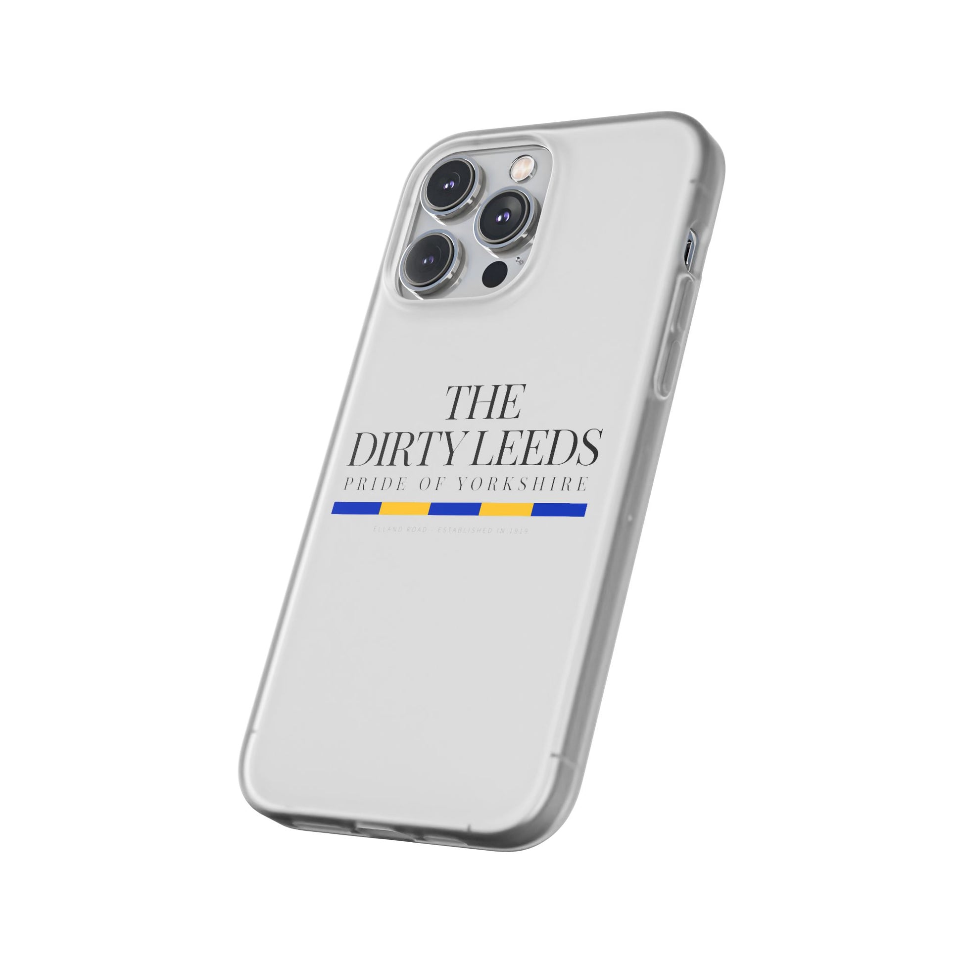 LUFC “The Dirty Leeds: Pride of  Yorkshire” Flexi Phone Case - Lufcnews.co.uk
