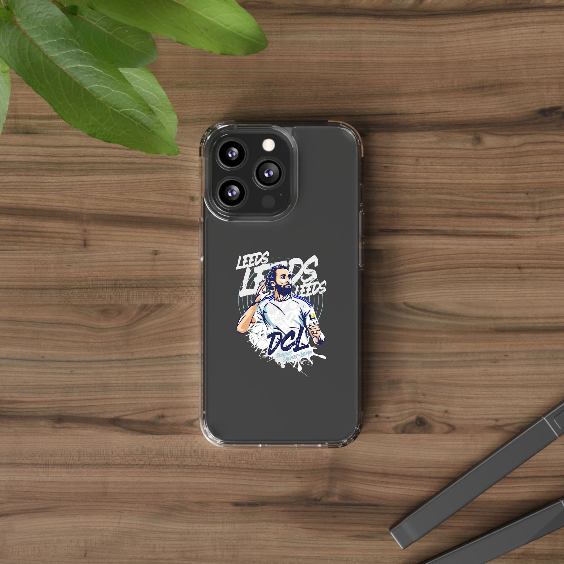 LUFC News “LEEDS: Dominic  Calvert-Lewin” Clear Phone Case - Lufcnews.co.uk