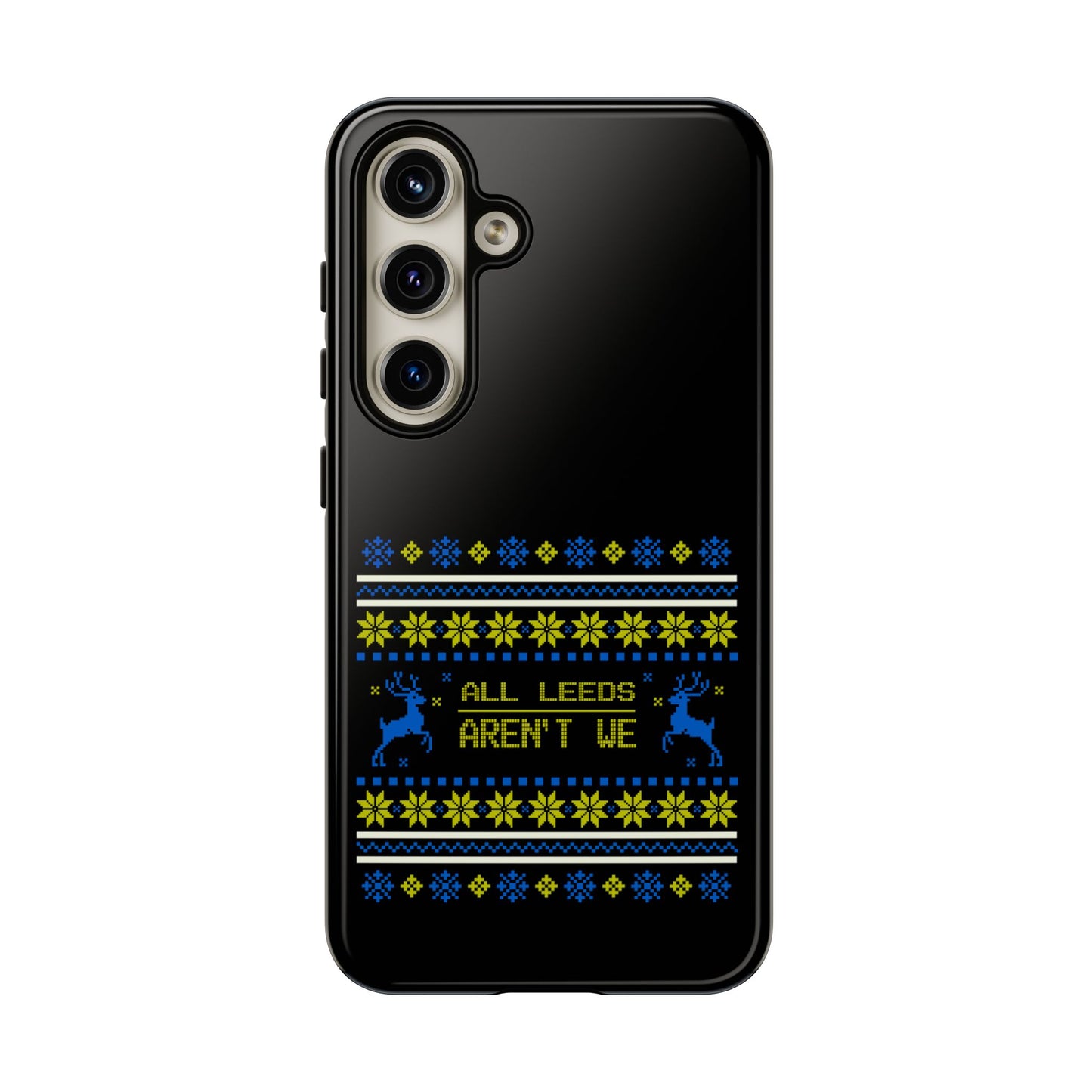 LUFC 'All Leeds Aren't We' Phone  Case: Christmas Edition