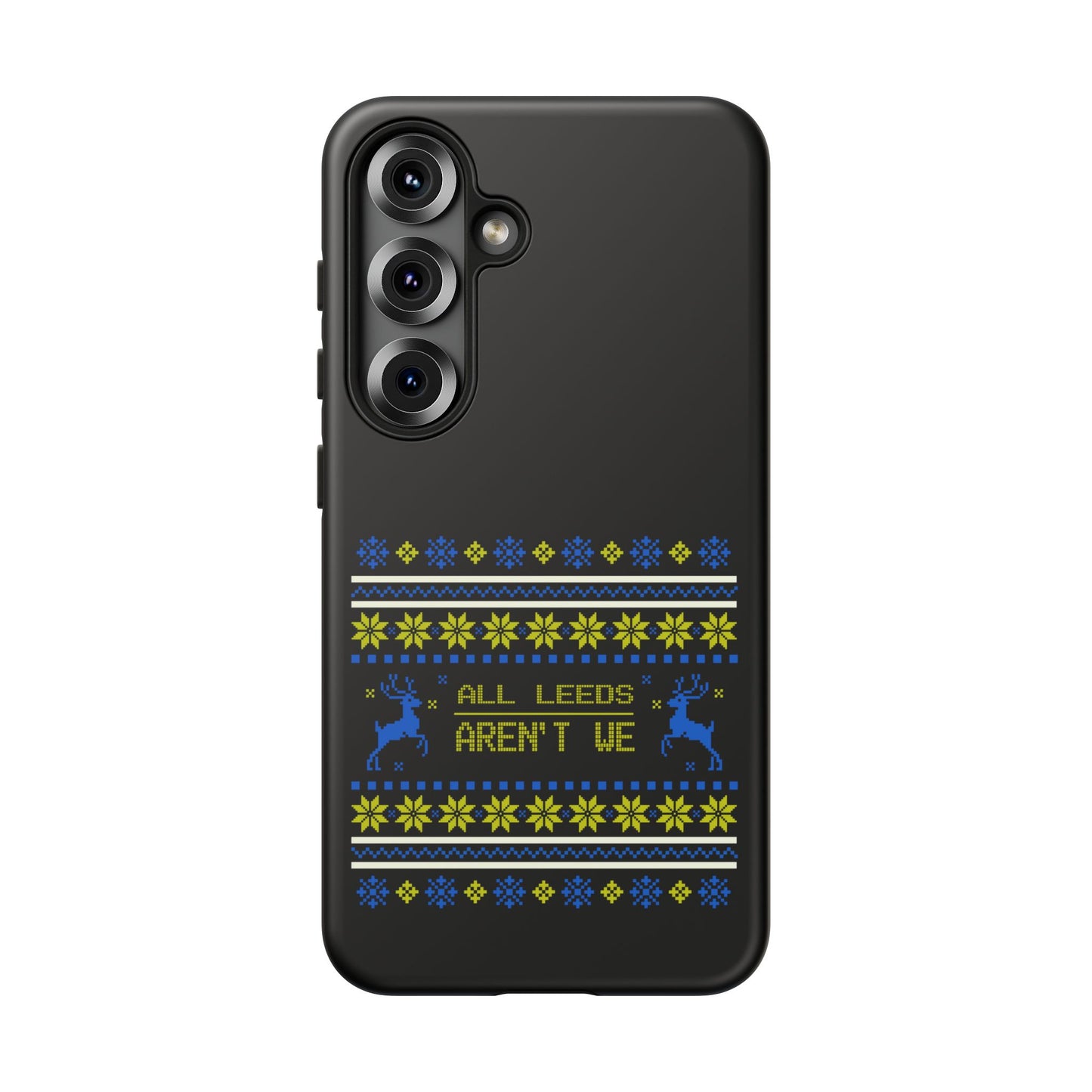 LUFC 'All Leeds Aren't We' Phone  Case: Christmas Edition