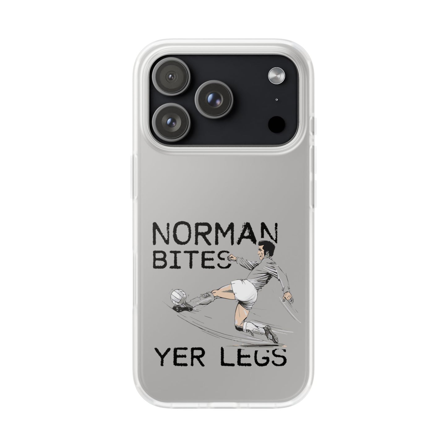 LUFC Norman Bites 'YER LEGS’ Flexi  Case