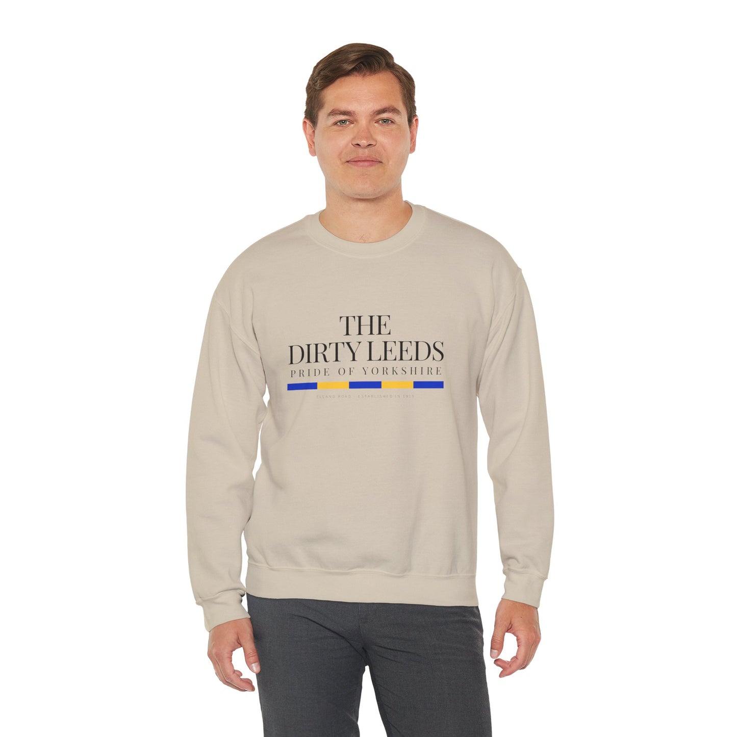 LUFC “The Dirty Leeds: Pride of  Yorkshire” Heavy Blend™ Unisex  Pullover - Lufcnews.co.uk