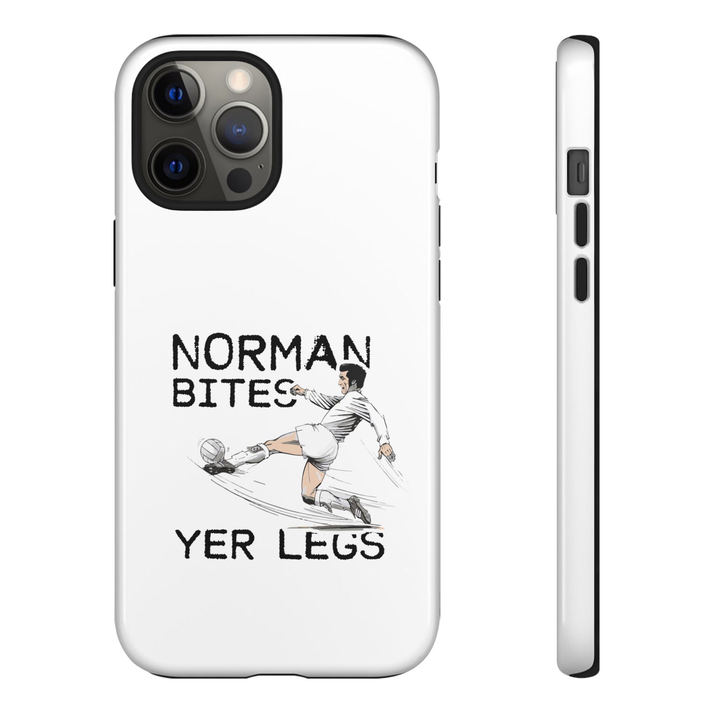 Leeds United NORMAN BITES 'YER  LEGS' Phone Case