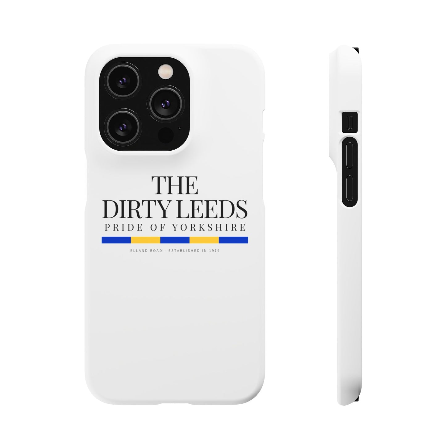 LUFC “The Dirty Leeds: Pride of  Yorkshire” Snap Case