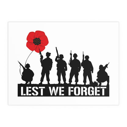 LUFC “Lest We Forget” Silk Poster:  Tribute Leeds United Wall Art