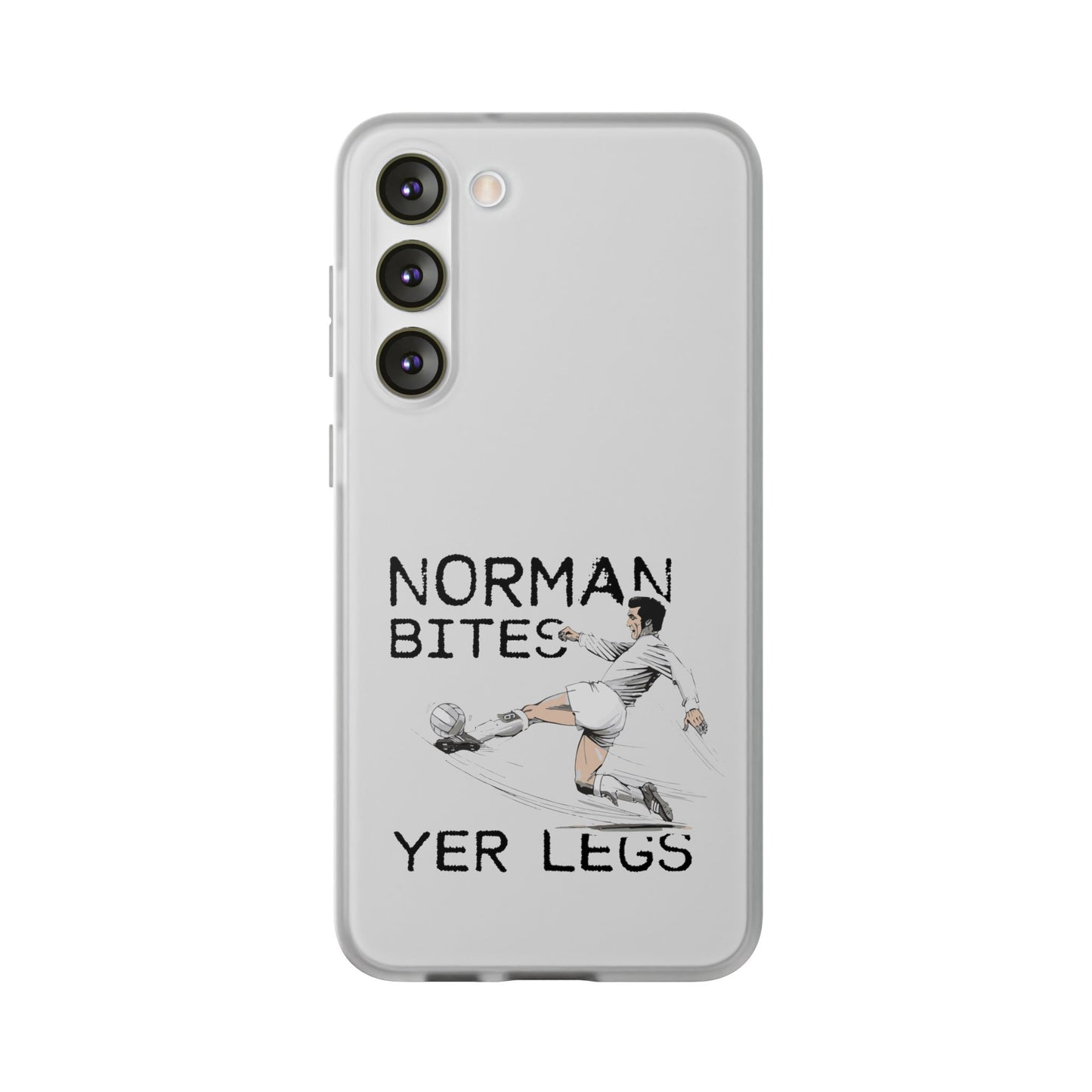 LUFC Norman Bites 'YER LEGS’ Flexi  Case