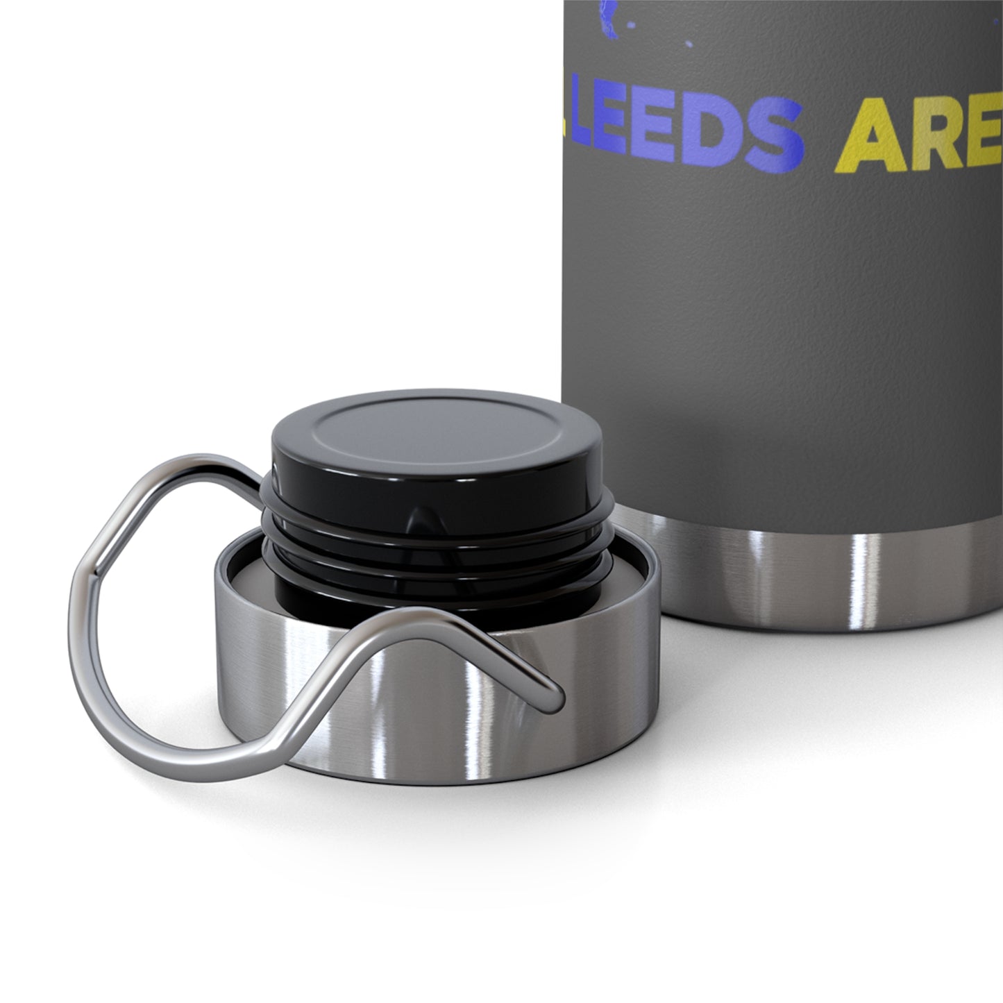 LUFC “All Leeds Aren’t We” Copper  Insulated Water Bottle: Eco-Friendly  Travel for True Fans