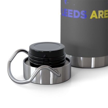 LUFC “All Leeds Aren’t We” Copper  Insulated Water Bottle: Eco-Friendly  Travel for True Fans