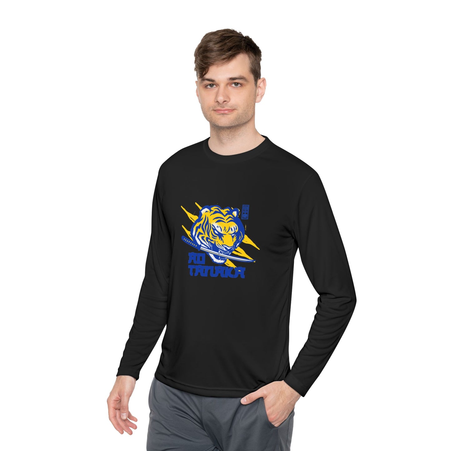 Leeds Unisex Tiger Graphic Long Sleeve T-Shirt: AO Tanaka Edition