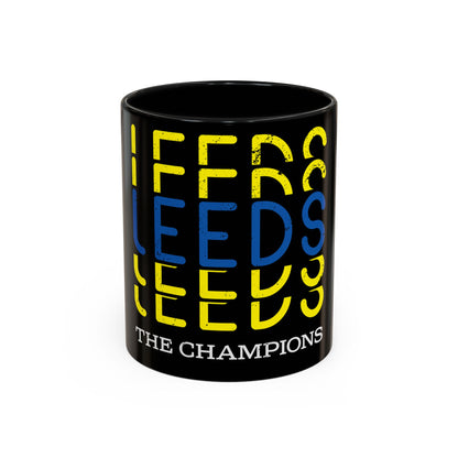 Leeds United “The Champions” Accent  Mug