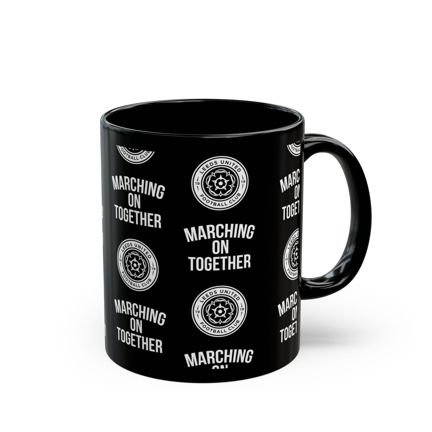 LUFC “All Leeds Aren’t We” World Map  Mug