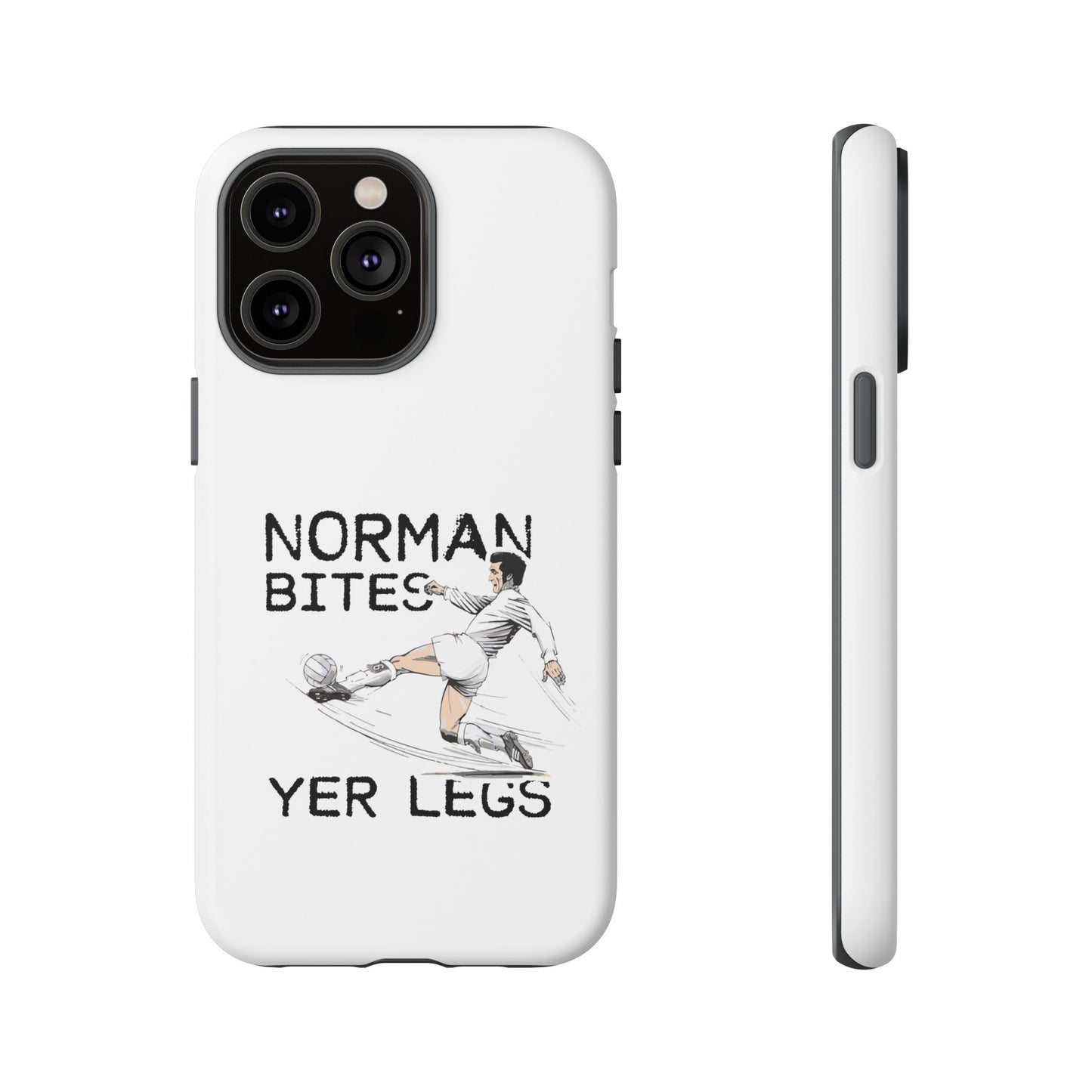 Leeds United NORMAN BITES 'YER  LEGS' Phone Case