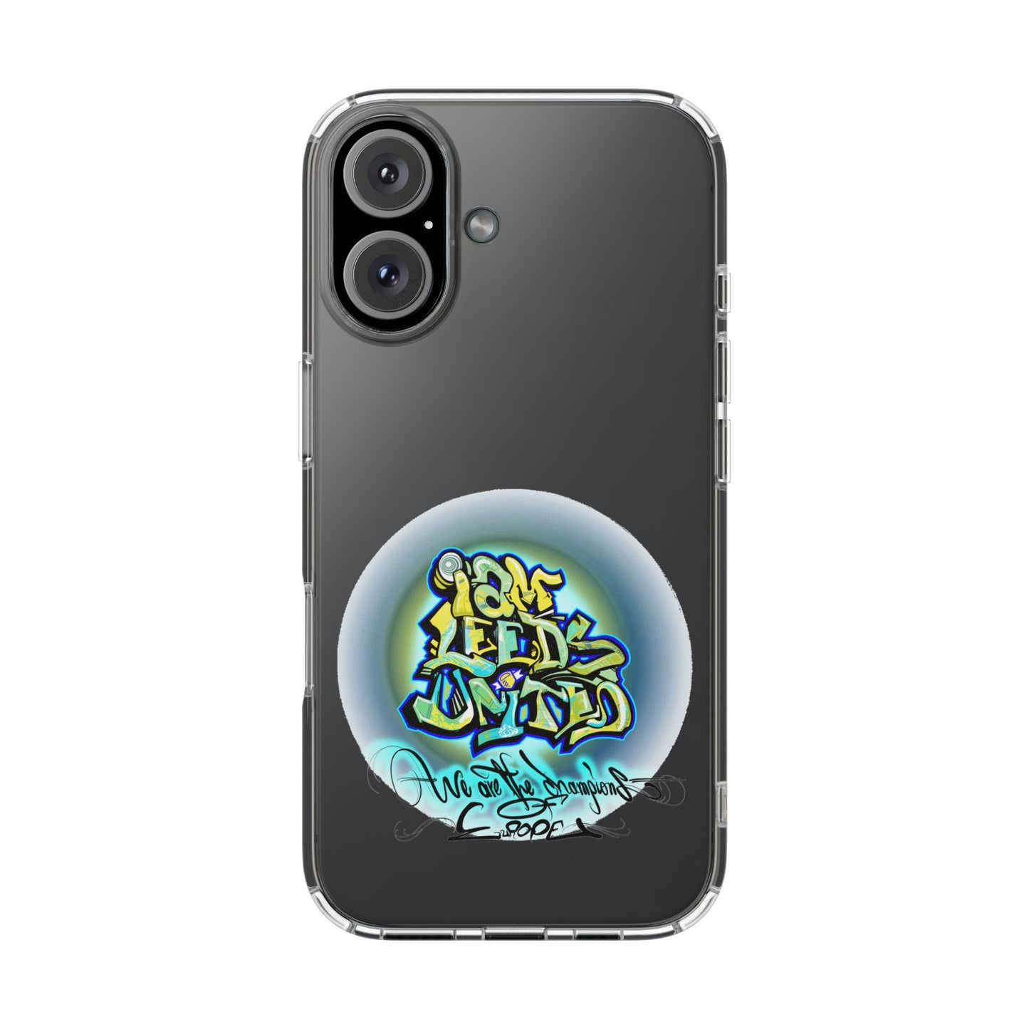 LUFC “I AM LEEDS UNITED” Clear  Impact-Resistant Case