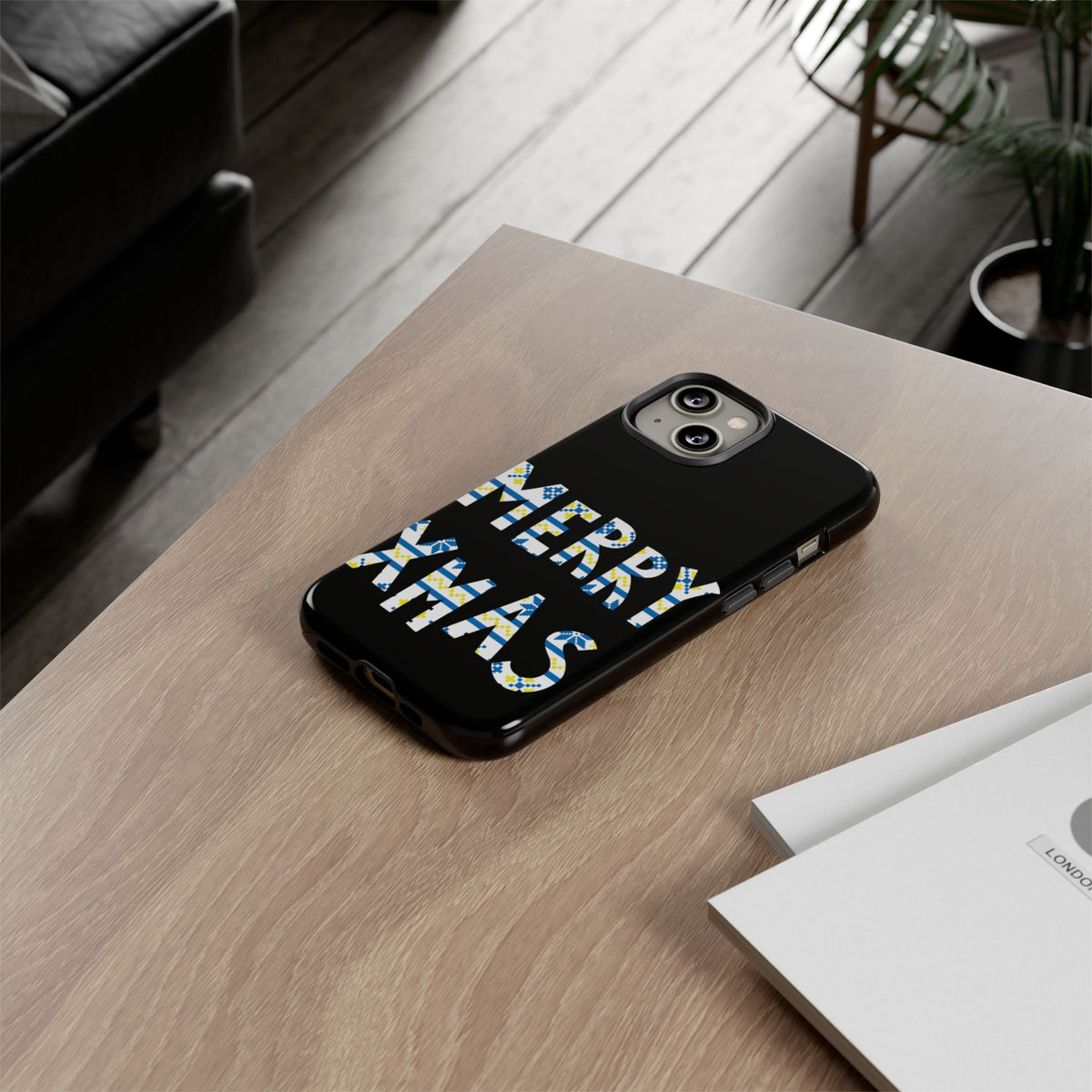 Leeds United 'Merry Xmas' Phone Case: Christmas Edition