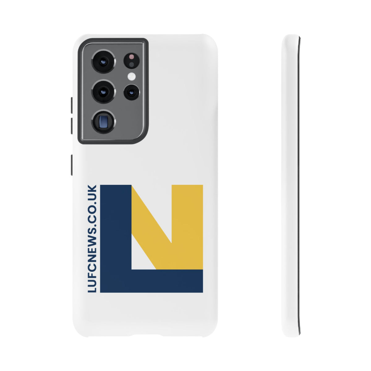 Leeds United 'LUFCNEWS.CO.UK' Phone Case