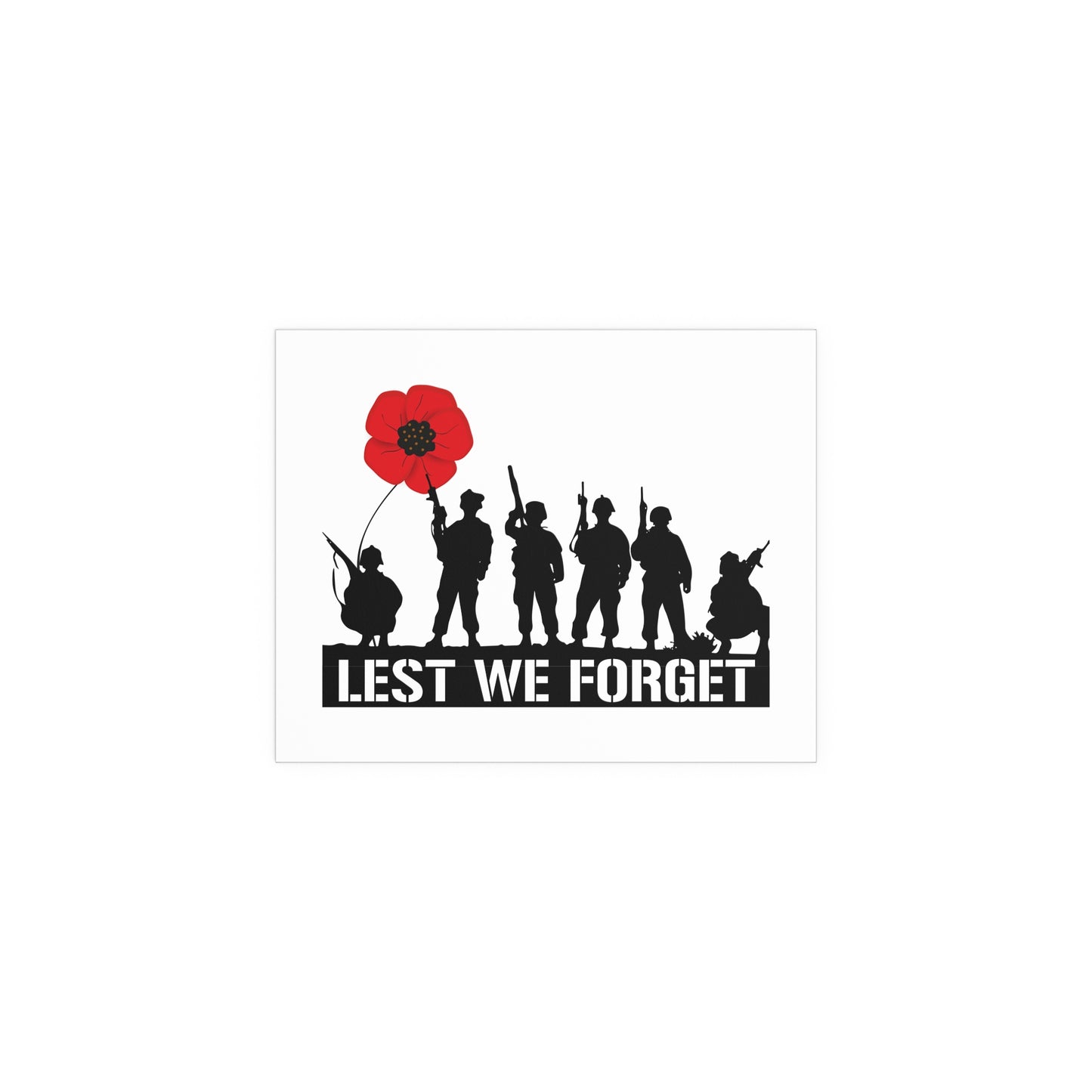 LUFC “Lest We Forget” Silk Poster:  Tribute Leeds United Wall Art