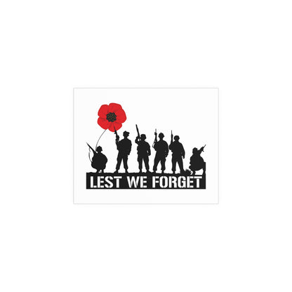 LUFC “Lest We Forget” Silk Poster:  Tribute Leeds United Wall Art