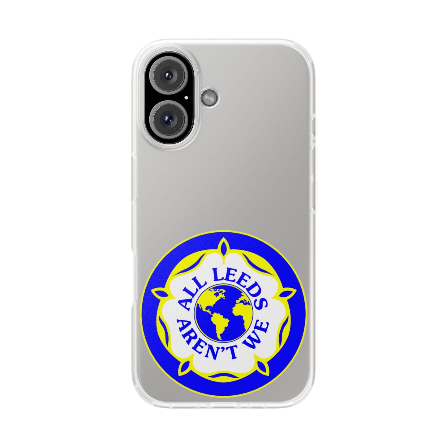 LUFC 'All Leeds Aren't We' Retro  Football: Flexi Case