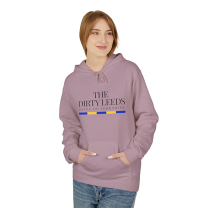 LUFC “The Dirty Leeds: Pride of  Yorkshire” Softstyle Fleece Hoodie - Lufcnews.co.uk