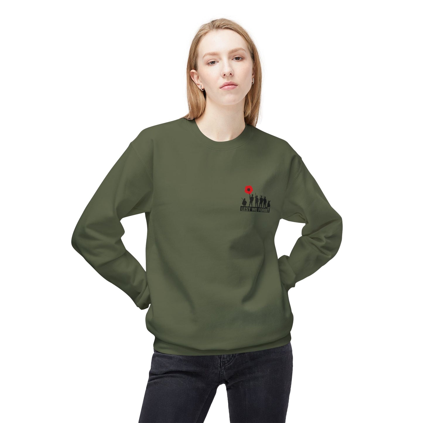 LUFC Remembrance Crewneck  Sweatshirt