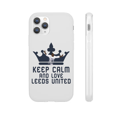 Funda flexible: mantén la calma y ama al Leeds United