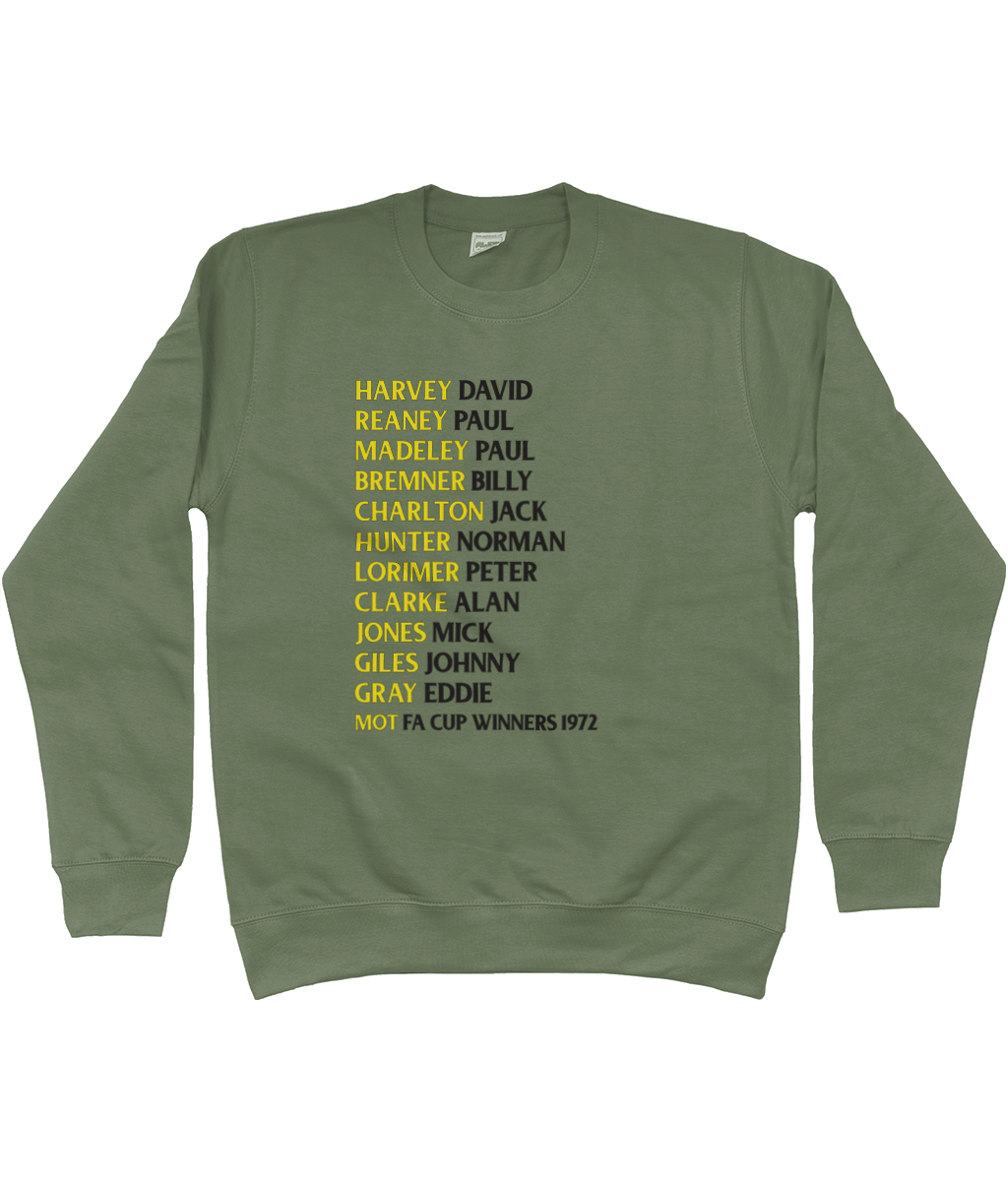 LUFC 1972 FA Cup Winners Jumper Women