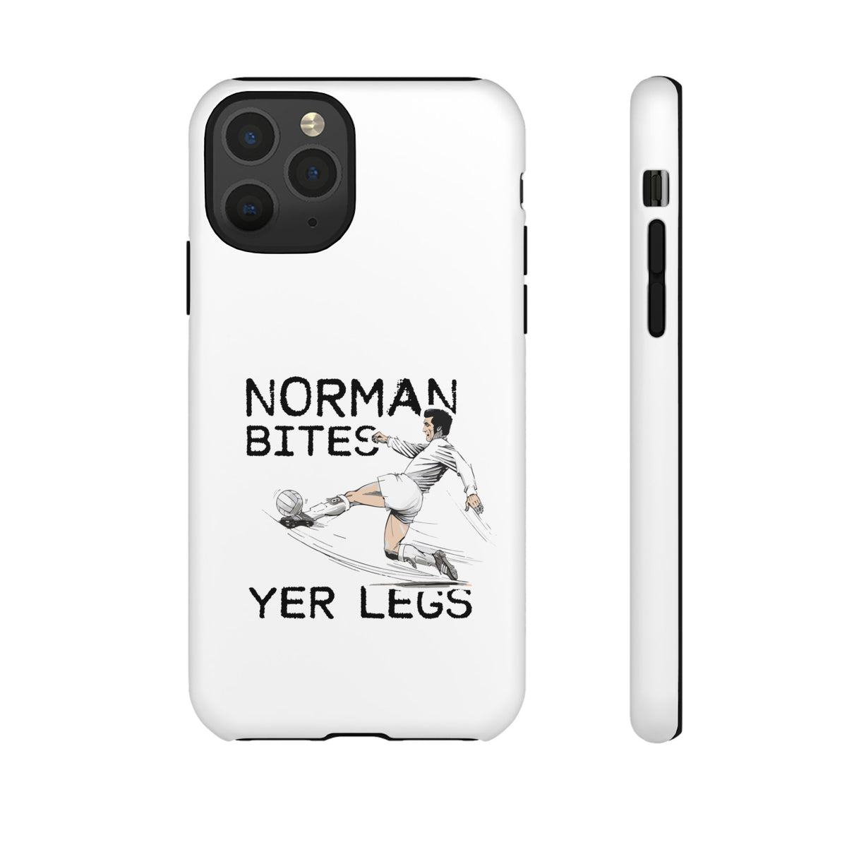 Leeds United NORMAN BITES 'YER LEGS' Phone Case