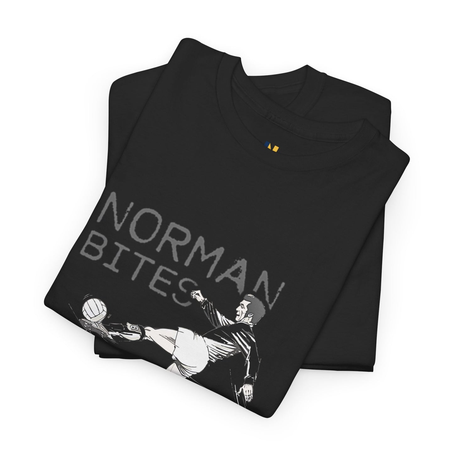 LUFC “Norman Bites Yer Legs” Tee:  Unisex Heavy Cotton Edition