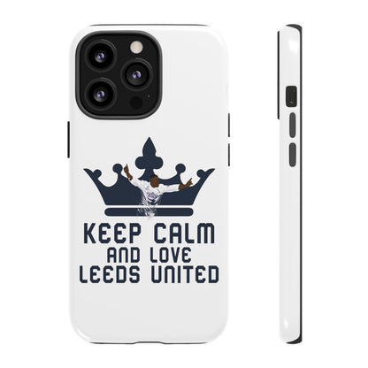 Tøft telefonveske - Keep Calm and Love Leeds United