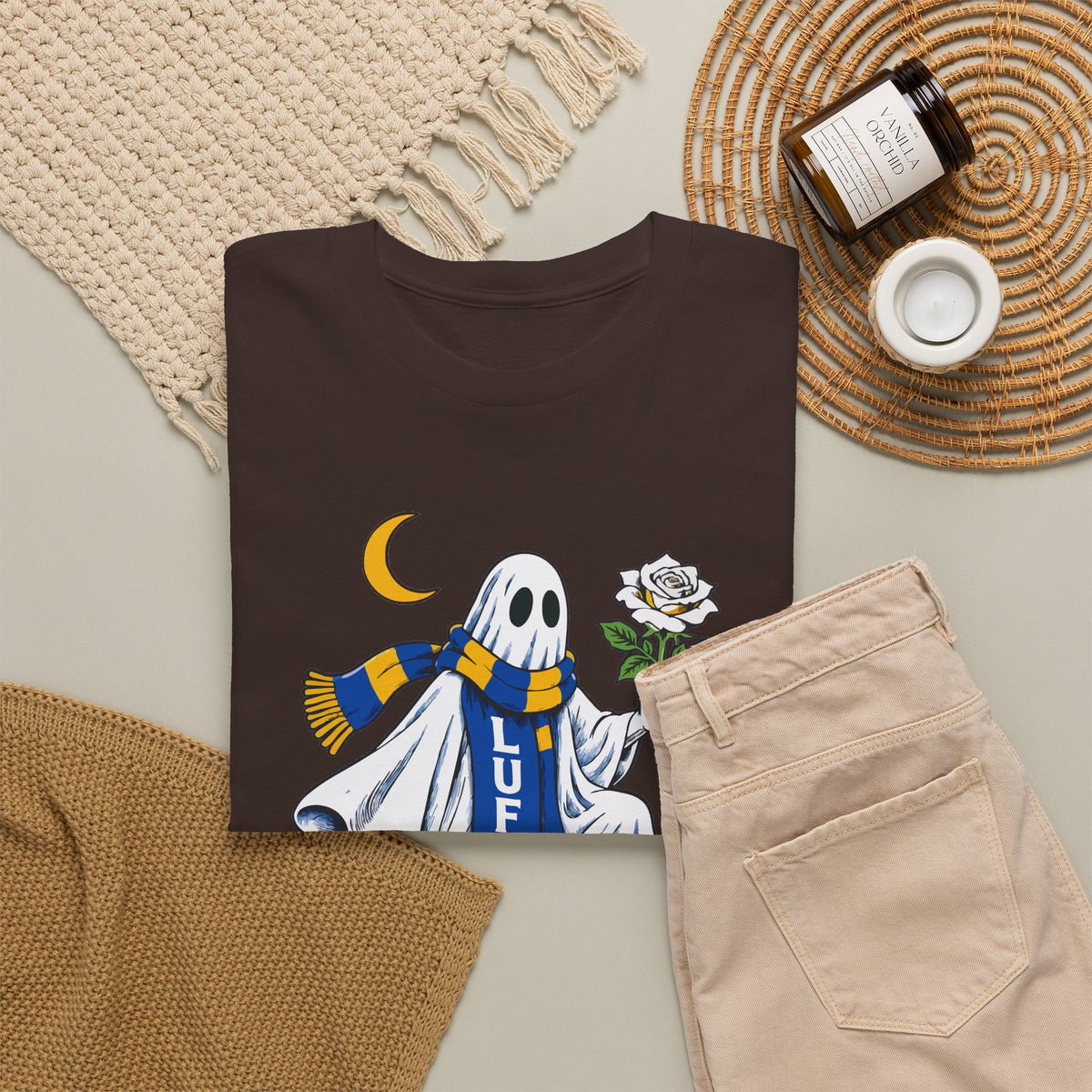 White Rose Phantom Halloween Leeds T-Shirt