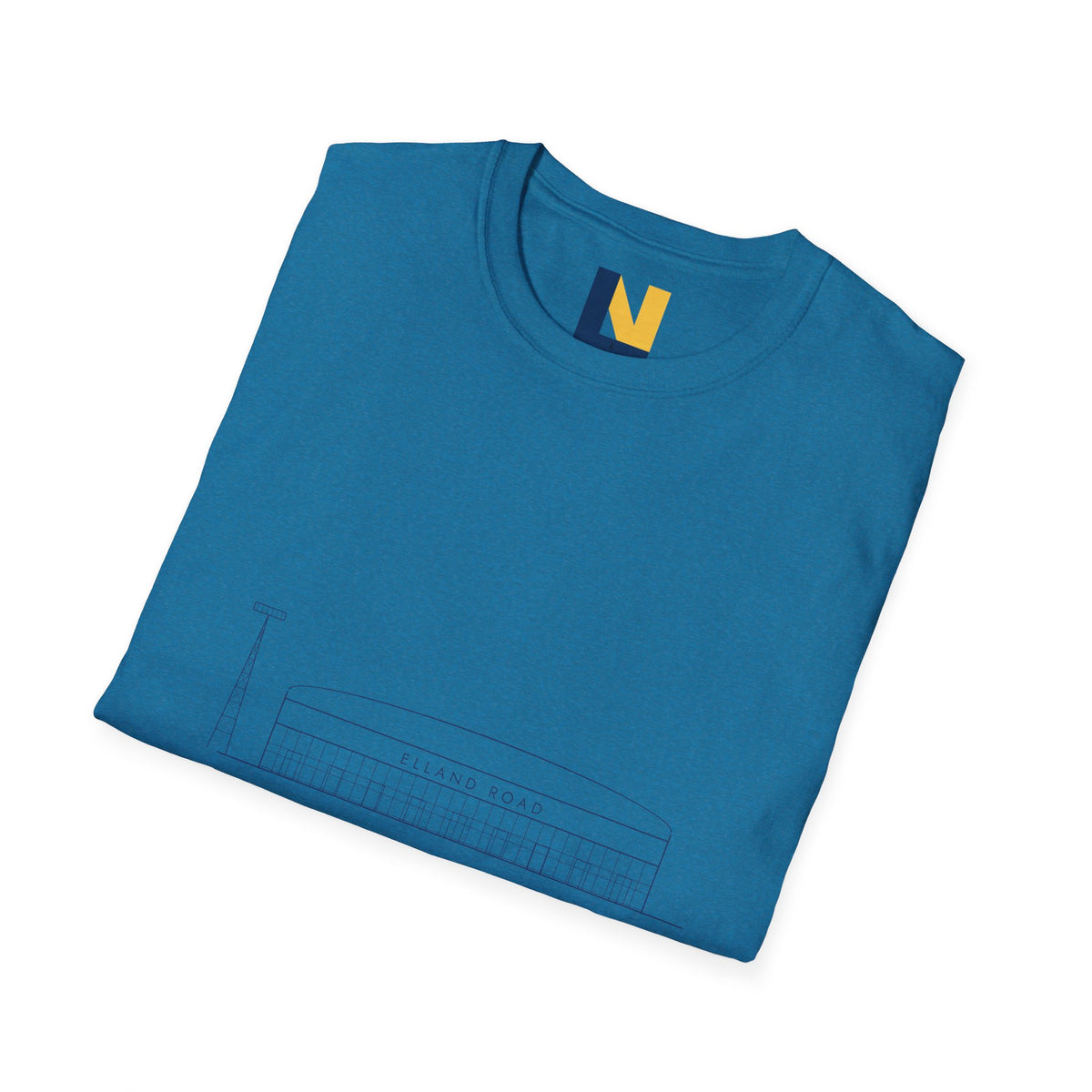 Elland Road Line Art Leeds T-Shirt