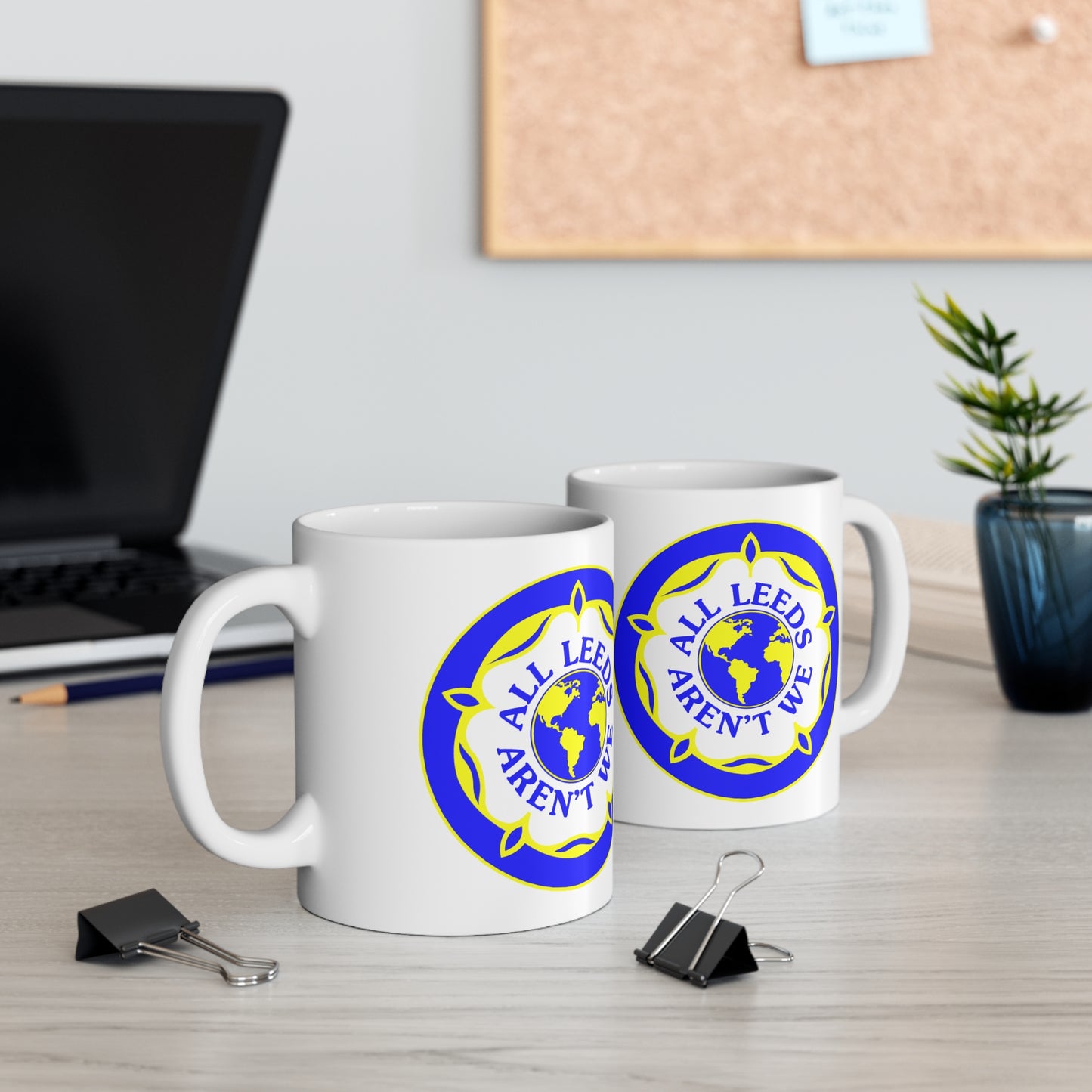 LUFC “All Leeds Aren’t We” Enamel Camping Mug