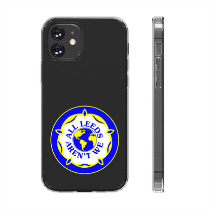 LUFC “All Leeds Aren’t We” Clear  Impact-Resistant Case - Lufcnews.co.uk
