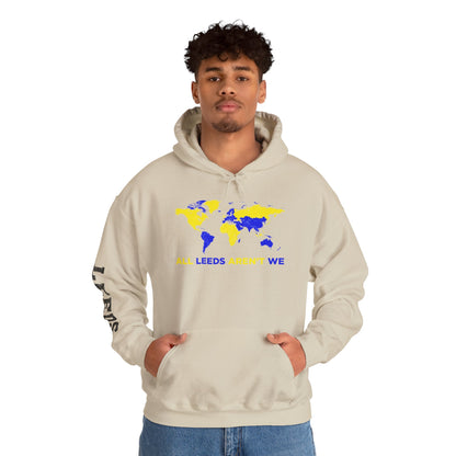 LUFC World Map Hoodie Heavy  Blend™ Unisex