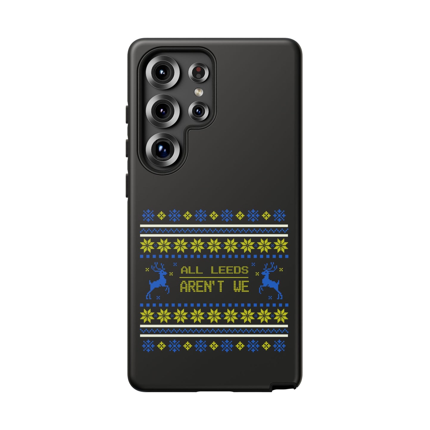 LUFC 'All Leeds Aren't We' Phone  Case: Christmas Edition