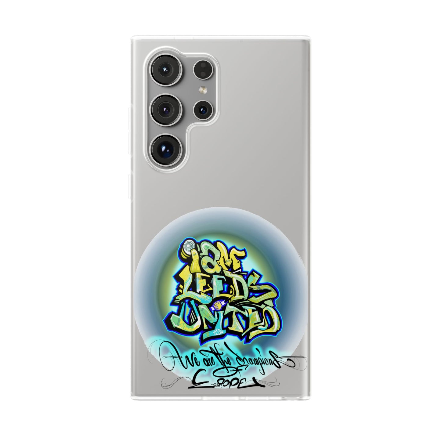 LUFC 'I Am LEEDS UNITED' Retro  Football: Flexi Case