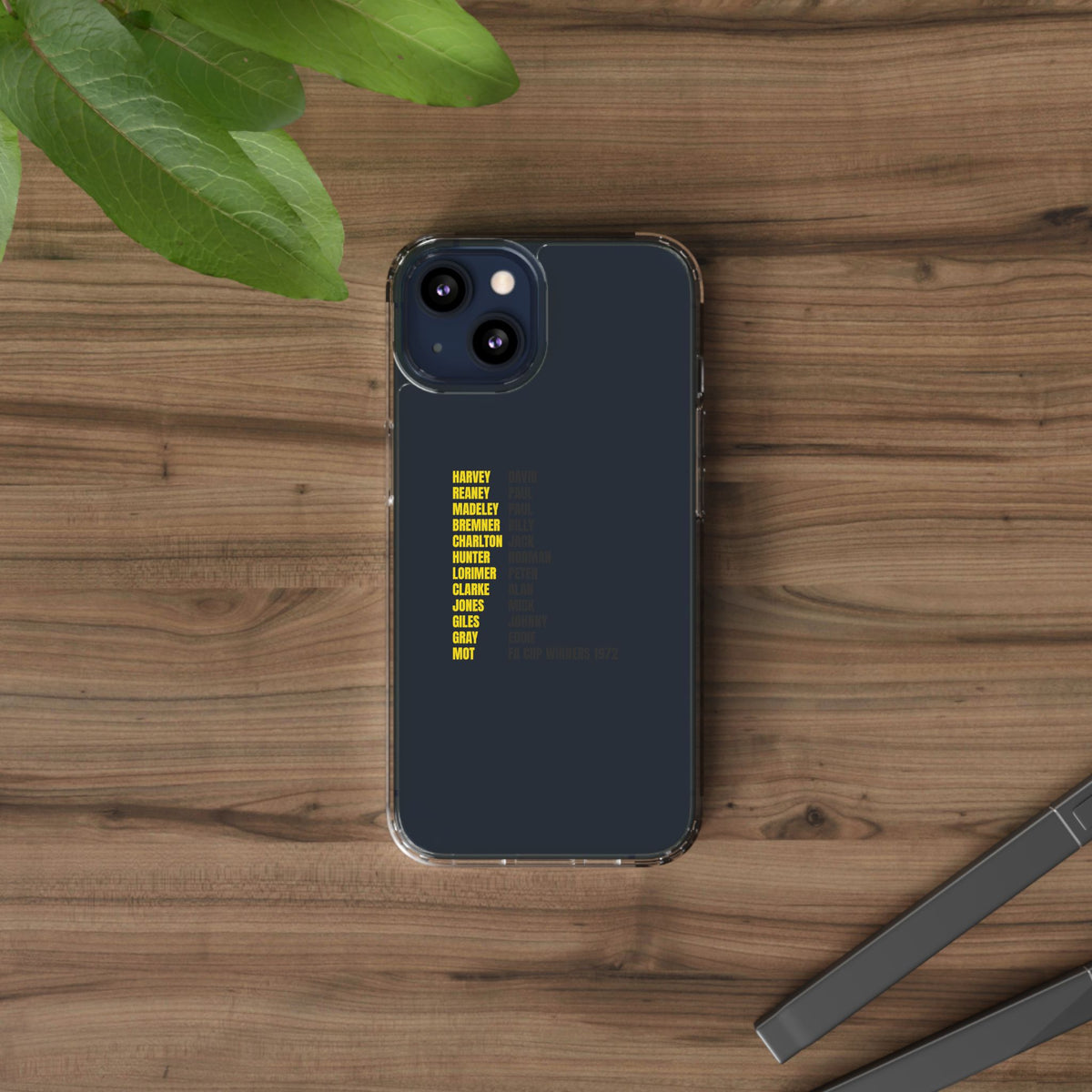 Clear Phone Case - 1972 FA Cup Winners