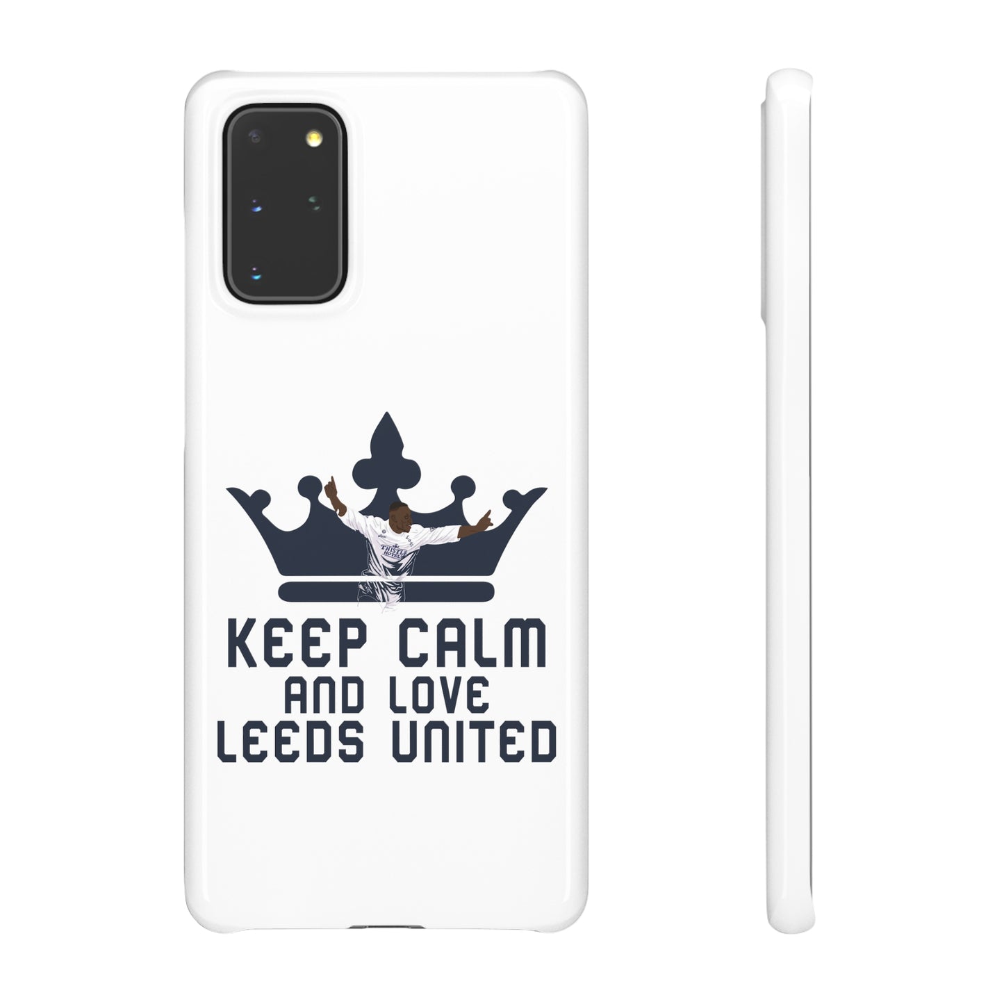 Funda para teléfono Snap - Mantenga la calma y ame al Leeds United