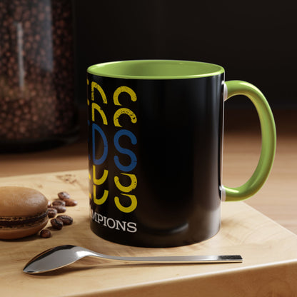 Leeds United “The Champions” Accent  Mug