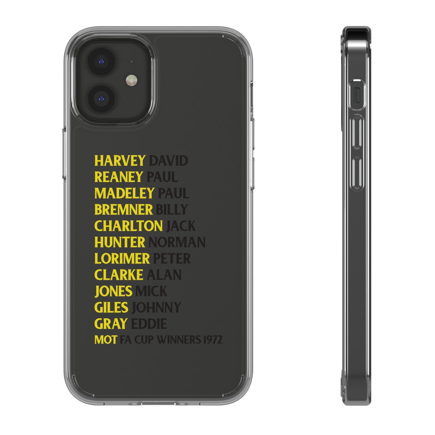 Clear Phone Case - 1972 FA Cup Winners