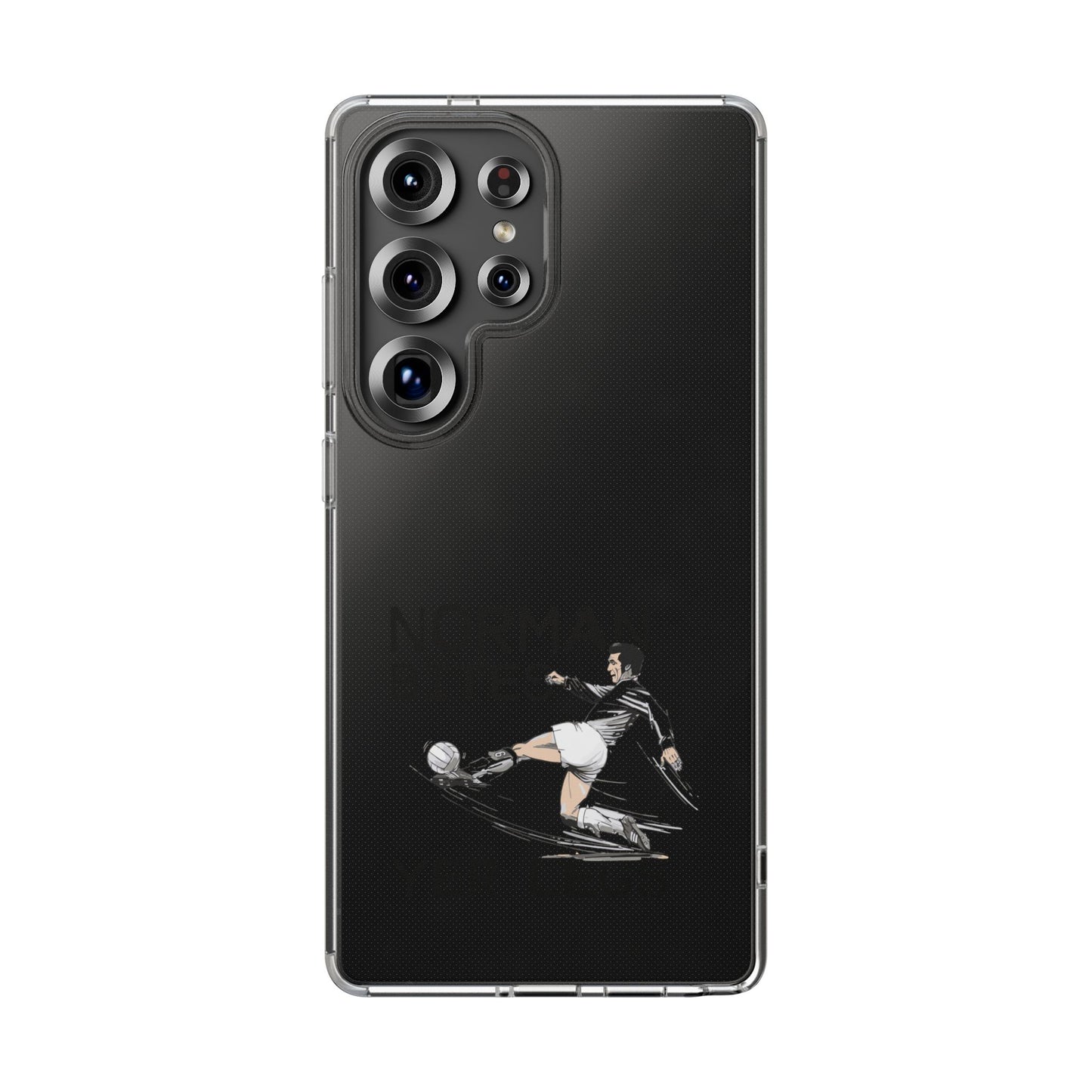 Leeds United Norman Bites 'YER  LEGS' Clear Impact-Resistant Case