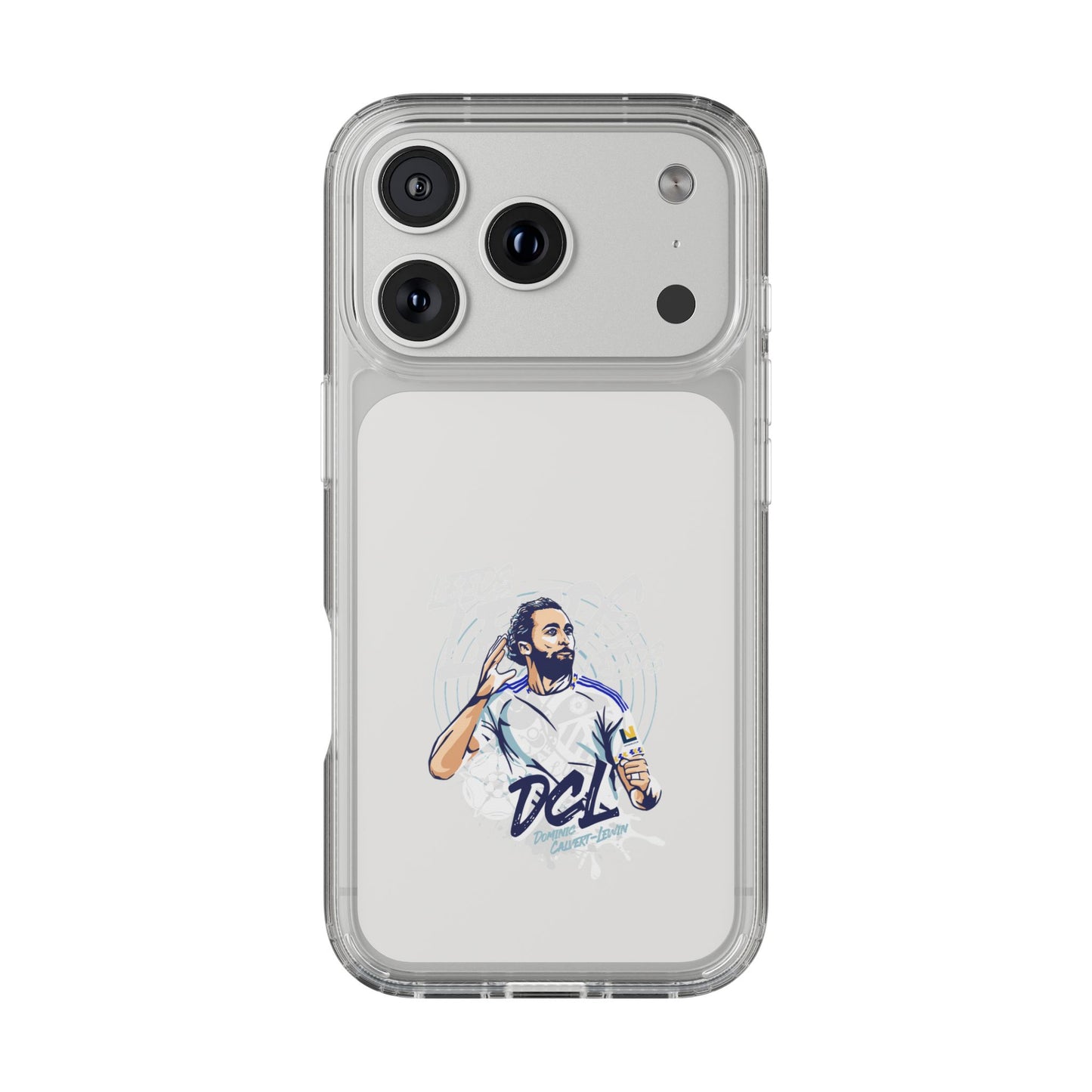 LUFC News “LEEDS: Dominic  Calvert-Lewin” Clear Phone Case - Lufcnews.co.uk