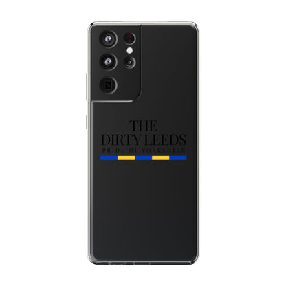 LUFC “The Dirty Leeds: Pride of  Yorkshire” Clear Phone Case - Lufcnews.co.uk