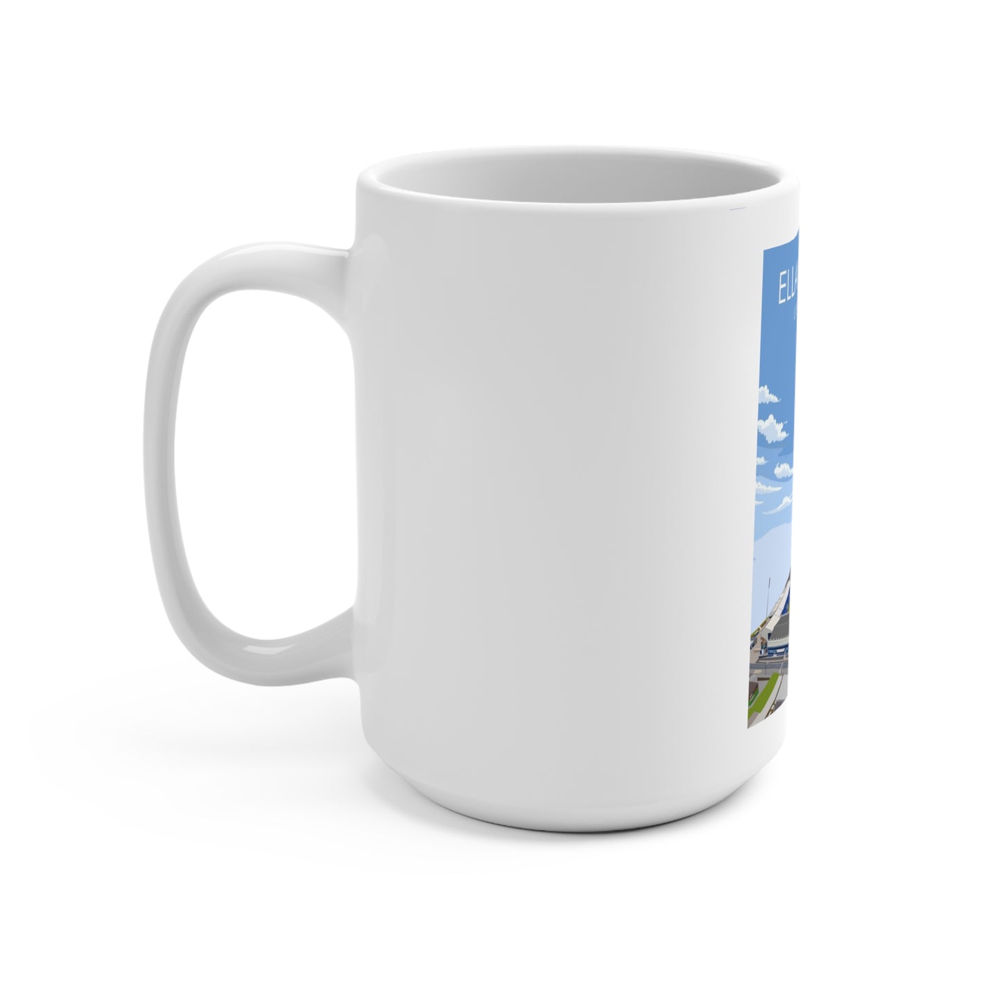 LUFC Stadium Mug